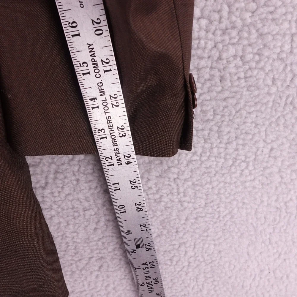 Canali Proposta Saks Fifth Avenue Mens Brown 100% Wool Blazer Sport Coat 54 R